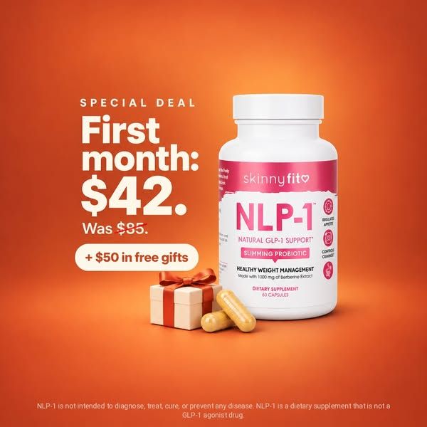 SkinnyFit image Facebook ad: Natural GLP-1 Support 🌿 (3 of 4)