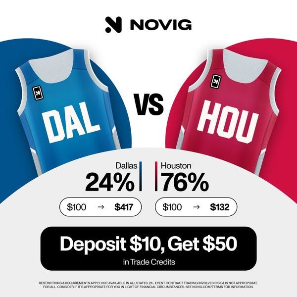 Novig App carousel Facebook ad: Trade Basketball (2 of 6)