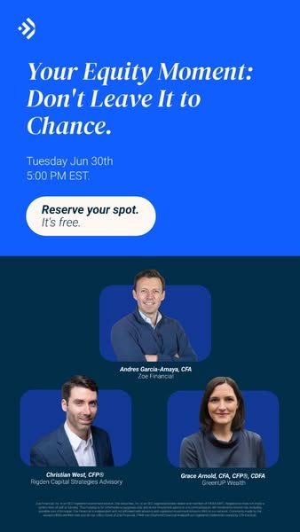 ZoeFin image Facebook ad: IPO, Acquisition, or Tender Offer? Plan Now. (56 of 60)
