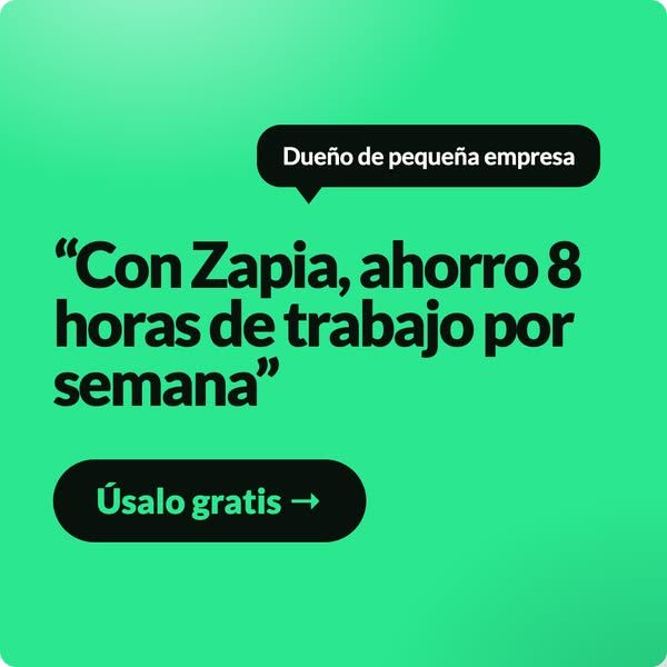 Zapia AI image Facebook ad: Tu asistente de IA gratis 24/7
