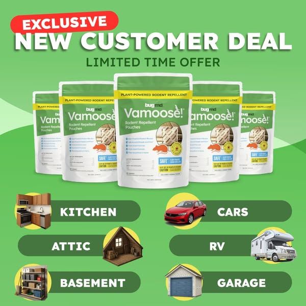 Vamoose Rodent Repellent image Facebook ad: Total home Rodent Protection 🏡