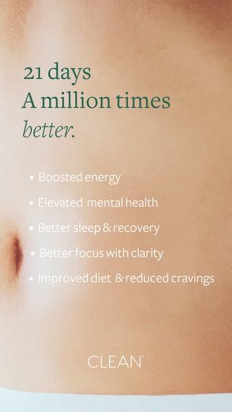 Clean Program image Facebook ad: Save 20% on Your 21-Day Reset