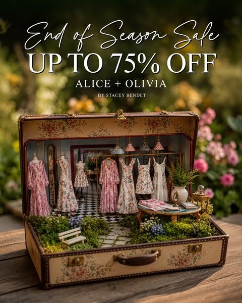 ALICE + OLIVIA by Stacey Bendet image Facebook ad: The End of Season Sale (3 of 9)