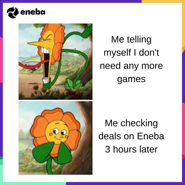 Eneba image Facebook ad: CHEAP GAMES – pay less, play more 💰