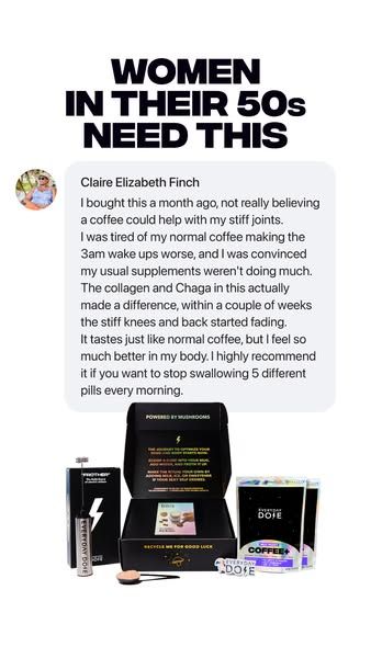 Everyday Dose image Facebook ad: Pour Yourself Coffee That Does More ☕