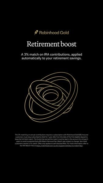 Robinhood image Facebook ad: Make Your Money Work Harder (3 of 35)