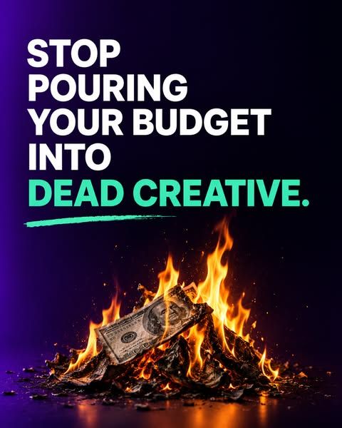 D-DOUBLEU MEDIA image Facebook ad: The #1 reason brands stop scaling? Creative bottlenecks.