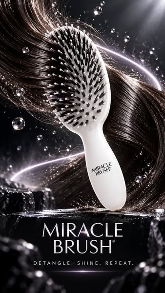 HAIRtamin image Facebook ad: The Miracle Brush Everyone’s Talking About