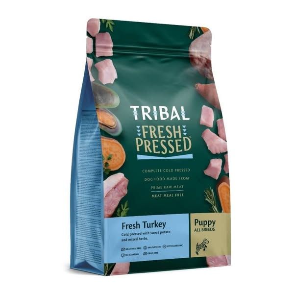 Kramtau.lt carousel Facebook ad: Šalto spaudimo suaugusių šunų maistas su kalakutiena – Tribal Fresh Pressed Adult Turkey (2 of 6)