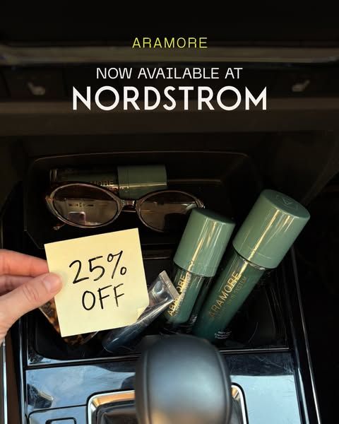 Aramore Skincare image Facebook ad: LIMITED TIME: 25% OFF at NORDSTROM