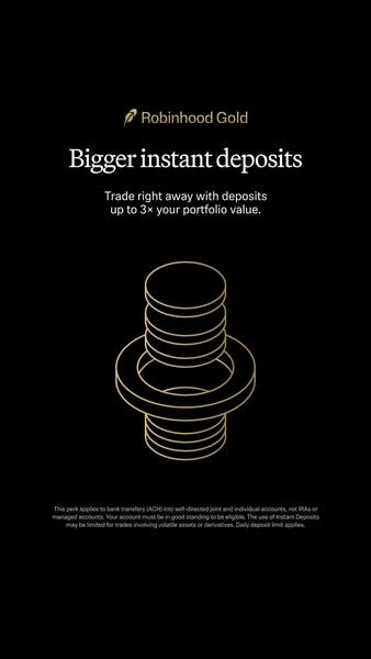 Robinhood image Facebook ad: Make Your Money Work Harder (4 of 35)