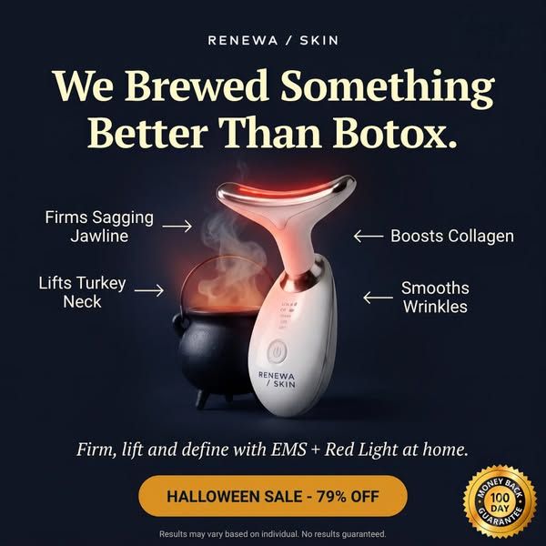 RenewaSkin Shop image Facebook ad: 🎃 HALLOWEEN SALE 🎃 : 79% Off + Gifts