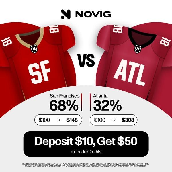 Novig App carousel Facebook ad: Trade Football (3 of 6)