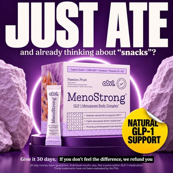 Obvi image Facebook ad: Stay Fuller For Longer