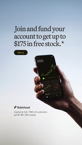 Robinhood image Facebook ad: Invest with Robinhood (2 of 2)