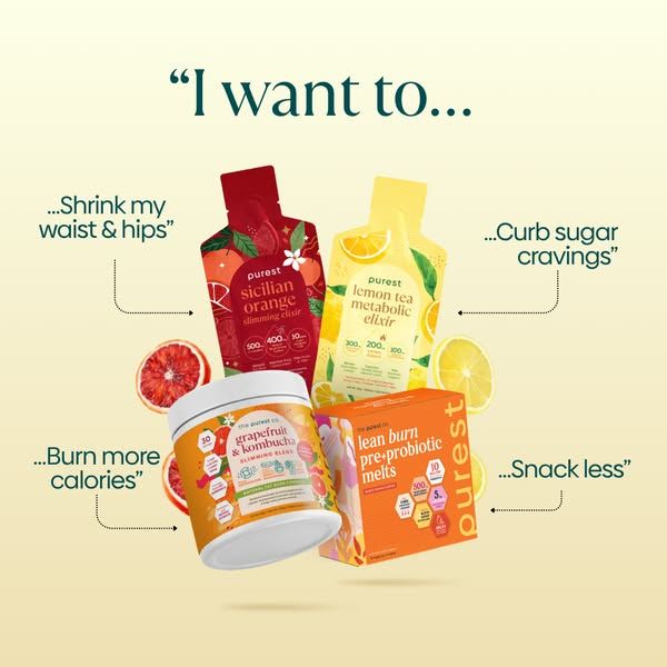 The Purest Co image Facebook ad: Science-backed solutions for every weight goal