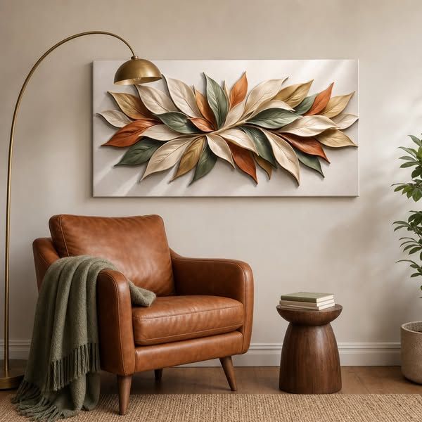Tailored Canvases - Personalized Gifts image Facebook ad: Earthtone Petals | Made in the USA | Ships Fast