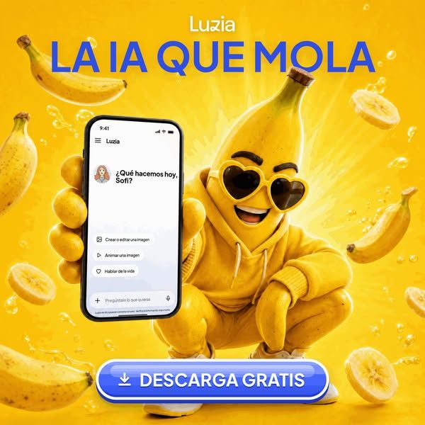 Luzia image Facebook ad: La IA que mola