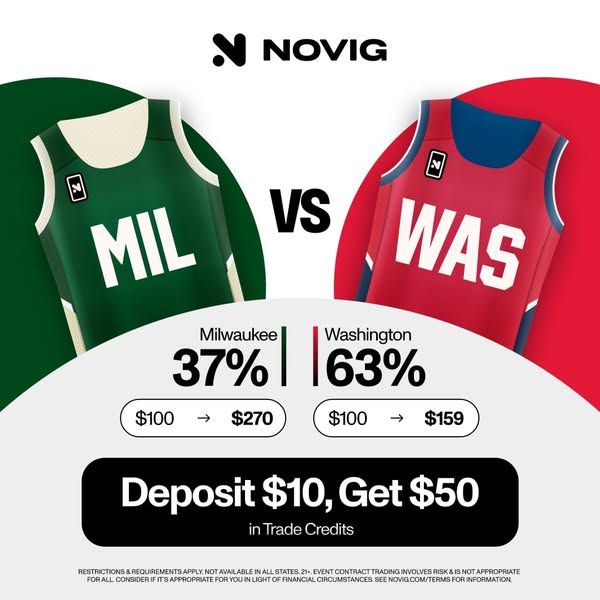 Novig App carousel Facebook ad: Trade Basketball (3 of 6)
