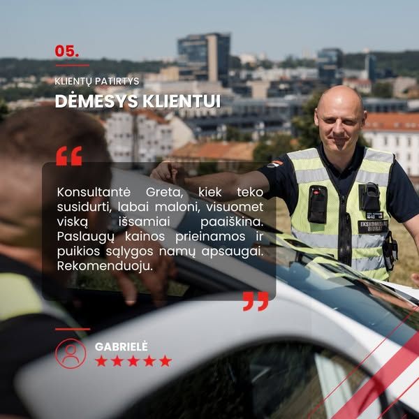 Ekskomisarų biuras image Facebook ad: Dalinamės „Ekskomisarų biuro“ klientų patirtimis. Dėkojame, kad pasitikite.… (6 of 7)