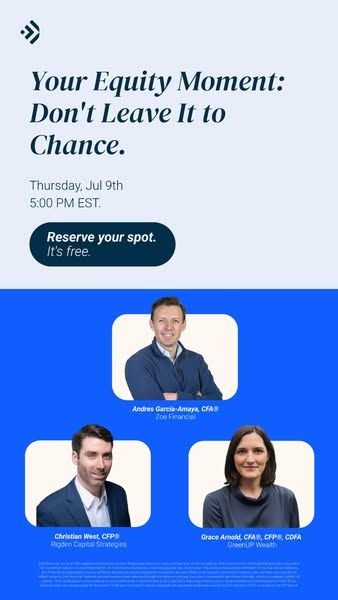 ZoeFin image Facebook ad: IPO, Acquisition, or Tender Offer? Plan Now. (20 of 60)