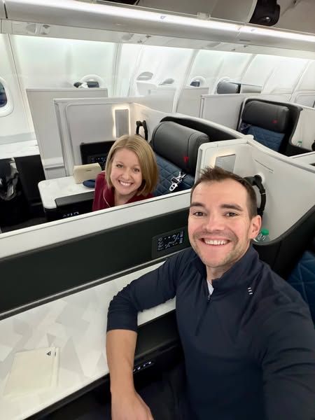 Thrifty Traveler image Facebook ad: If you've ever searched for a Delta One seat and seen 400K SkyMiles staring back at you,…