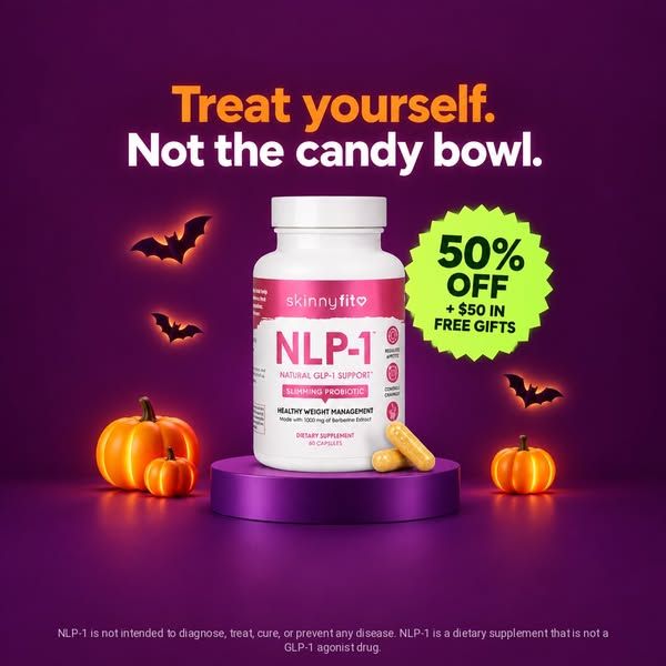 SkinnyFit image Facebook ad: Natural GLP-1 Support 🌿 (3 of 4)