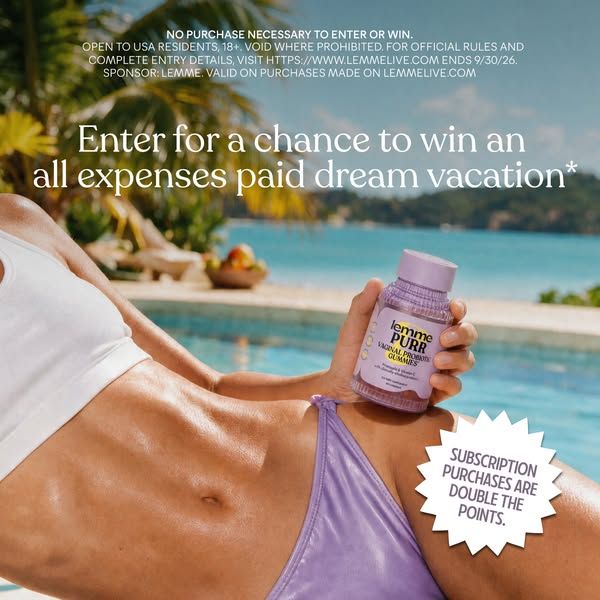Lemme image Facebook ad: Win a $20,000 Luxury Getaway (2 of 2)
