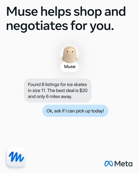 Muse image Facebook ad: Muse helps shop for you. (3 of 9)