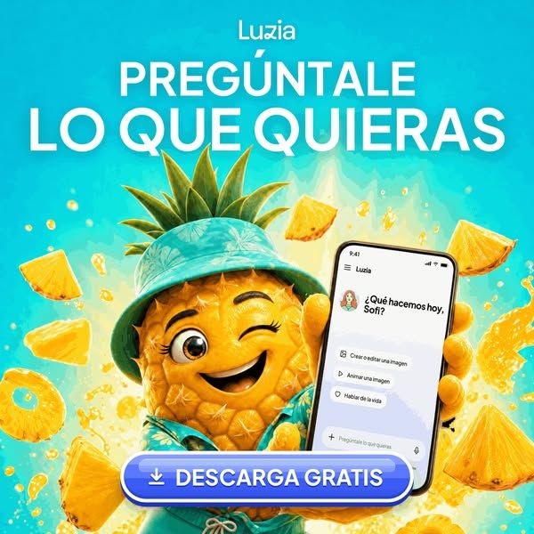 Luzia image Facebook ad: Pregúntale lo que quieras