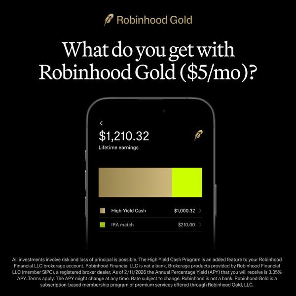 Robinhood image Facebook ad: Make Your Money Work Harder (29 of 35)