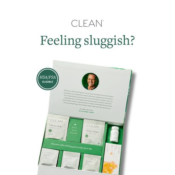 Clean Program image Facebook ad: Save 20% on Your 21-Day Reset