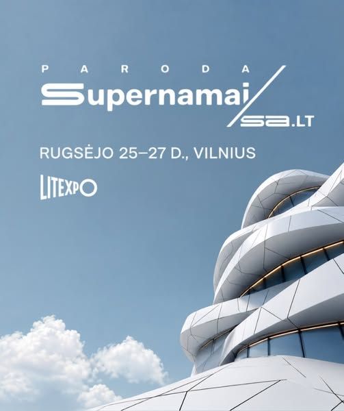 Ekskomisarų biuras image Facebook ad: Rugsėjo 25–27 d. susitinkame parodoje „Supernamai“ LITEXPO! Mūsų stende galėsite…