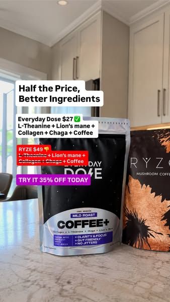 Everyday Dose image Facebook ad: Pour Yourself Coffee That Does More ☕ (1 of 2)